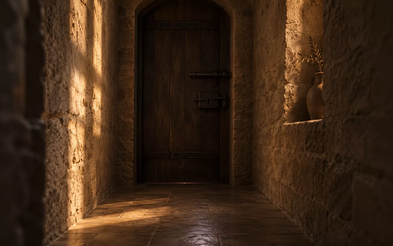 auto-condamnation, prison intérieure, couloir et porte fermée