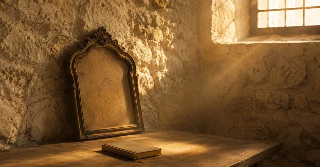 orgueil déguisé, se détester, miroir tourné dans une lumière douce